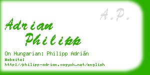 adrian philipp business card